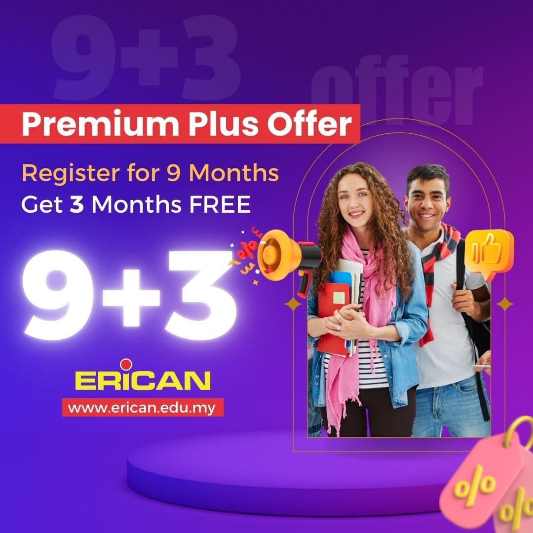 كورس اللغة المكثف - 9 شهور + 3 شهور مجانًا